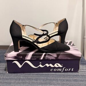 Nina Black Women's Heels